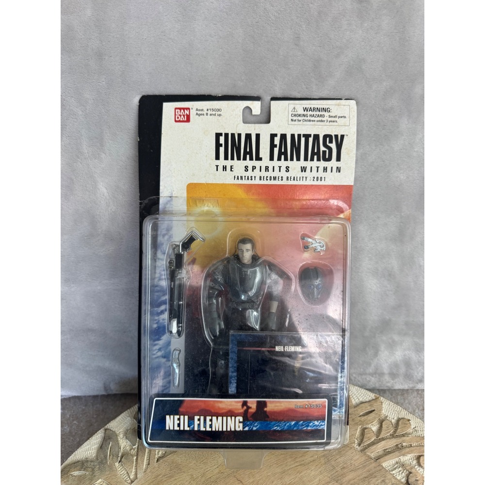 Bandai‎ Final Fantasy The Spirits Within Neil Fleming Action Figure 2001 15035